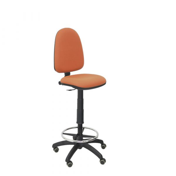 PYC Ayna Bali Stool Rodas de Parquet Castanho