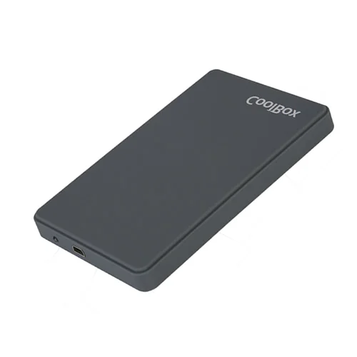 Caixa p/ disco externo acabam borracha Cinza 2.5P USB 3.0