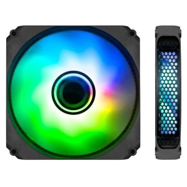 CoolBox Infinity Ventilador ARGB 12cm Preto