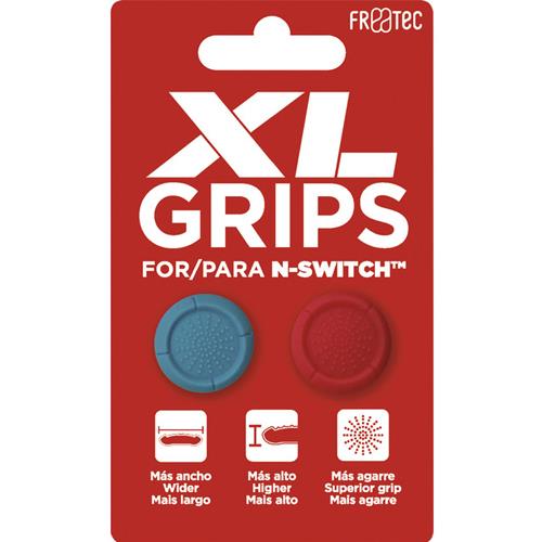 Freektec Thumb Grips Pro XL Azul e Vermelho Nintendo Switch