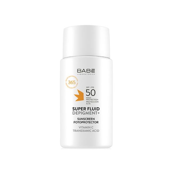 Protetor Solar BABÉ Super Fluid Depigment+ Facial SPF50 50ml