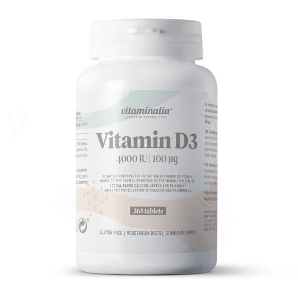 Vitaminalia Vitamina d3 4000iu 365 Comprimidos