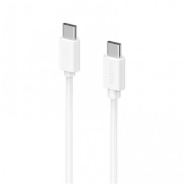 Accetel Cabo Type C para Type C branco (1 metro) 20V - CU2107