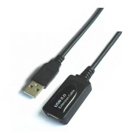 Cable Alargador USB 2.0 AISENS / 10m / Preto / A101-0019