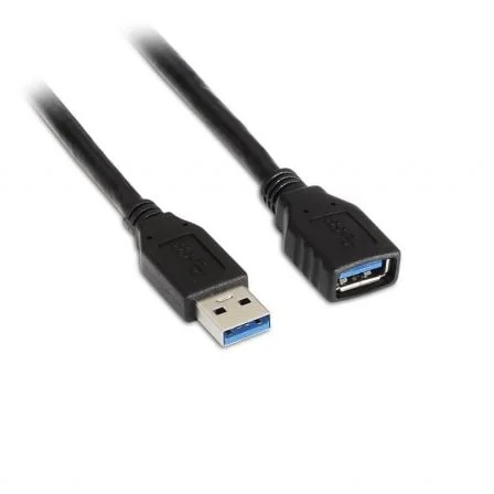 Cable USB 3.0 Aisens / Preto / A105-0042 / Até 9W / 625Mbps / 2m
