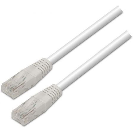 Cabo de Rede RJ45 UTP AISENS A133-0197 / Cat.5e / 1m / Branco