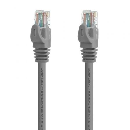 Cable de Rede AISENS / Cat.6A / 50cm / Gris