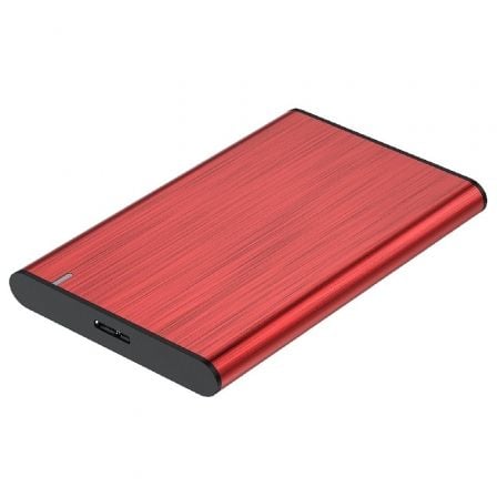 caixa para disco externo 2.5 AISENS ASE-2525RED / USB 3.1 / Vermelha