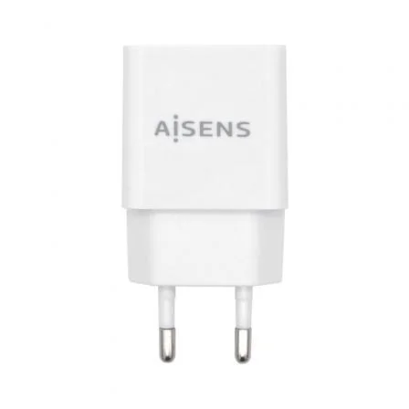 Cargador de Pared AISENS / 1xUSB / 10W / Preto
