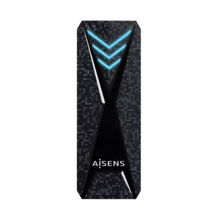 Caixa Disco SSD M.2 NVMe AISENS ASM2-RGB013B / USB 3.2 / Preta