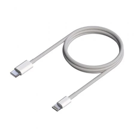 Cabo USB 2.0 Tipo-C Lightning AISENS / 50cm / Branco / A102-0543
