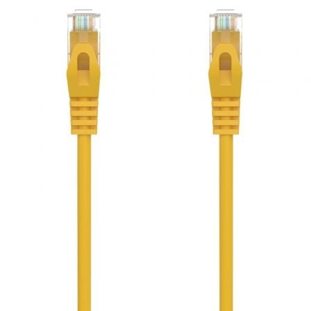Cable de Red AISENS / Cat.6A / LSZH / 1.5m / Amarillo / A145-0567