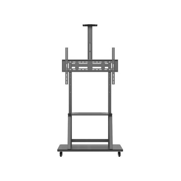 AISENS Suporte de Chão ECO c/ Rodas / Bandeja de DVD e Suporte Câmera p/ Monitor/TV de 37~100"
