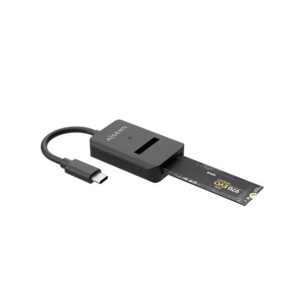 Aisens Caixa Externa USB-C para SSD M2 SATA/NVMe NGFF