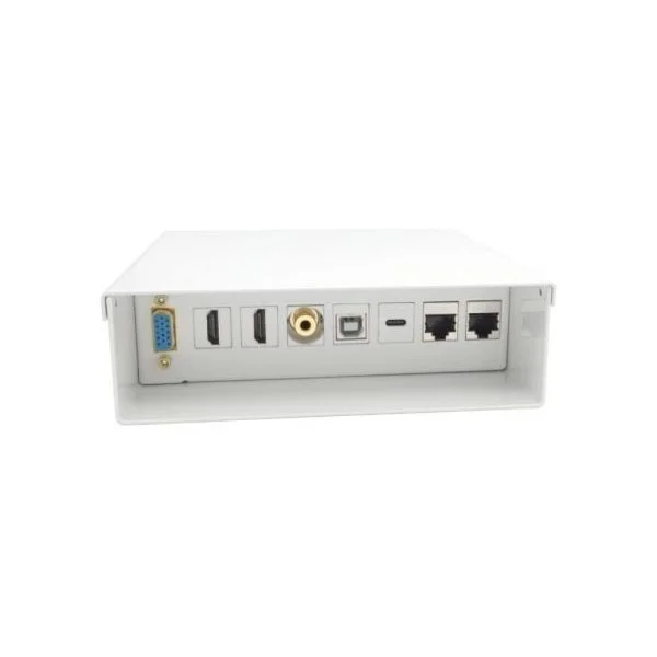 Aisens A127-0720 Caixa de Conexões VGA Jack 3.5 2x HDMI USB-C USB-B 2x RJ45 Cat.6A STP