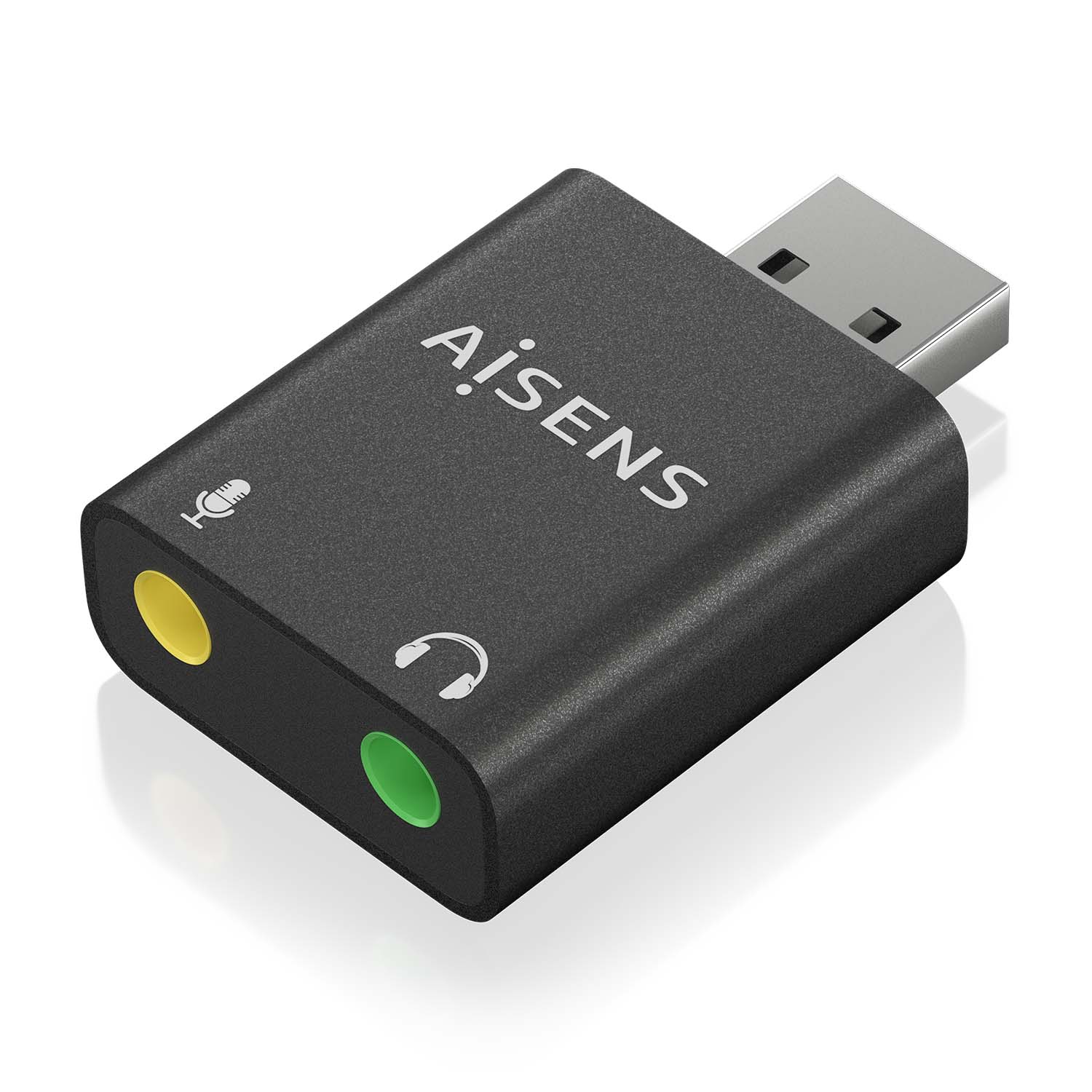 Placa de Som Externa USB Aisens A106-0768 Jack 3.5mm