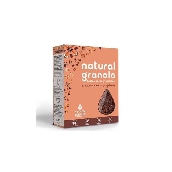 Natural Athlete Natural Granola de Cacau, Côco e Quinoa 325g