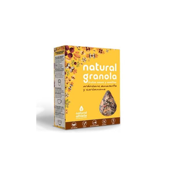 Natural Athlete Natural Granola de Mirtilos, Amaranto e Cardamomo 325g
