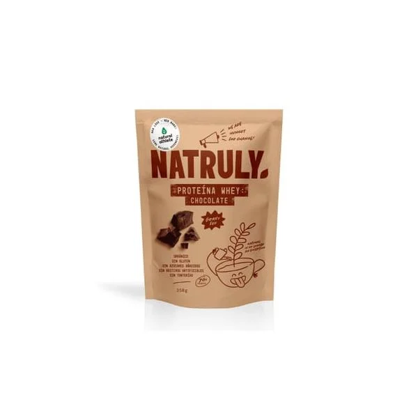 Natruly Natural Proteína Whey Chocolate 350g Chocolate