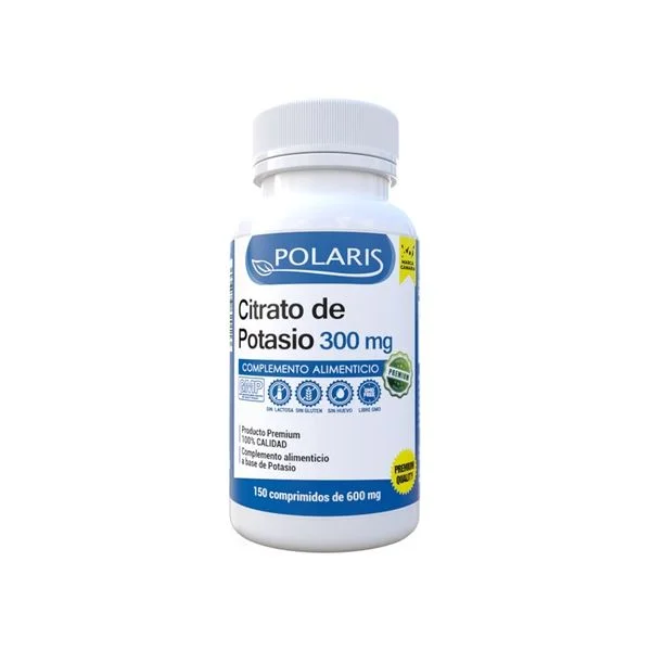 Polaris Citrato de Potássio 300mg 150 Comprimidos
