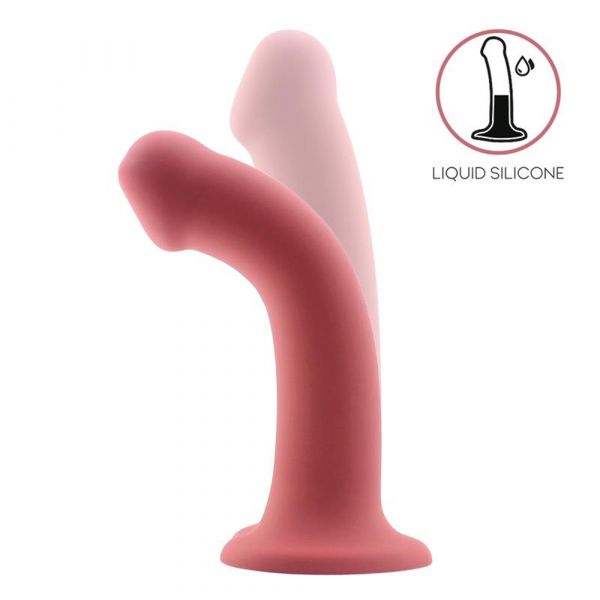 Action Dildo Bouncy 7.5" 19Cm Tamanho L Vermelho