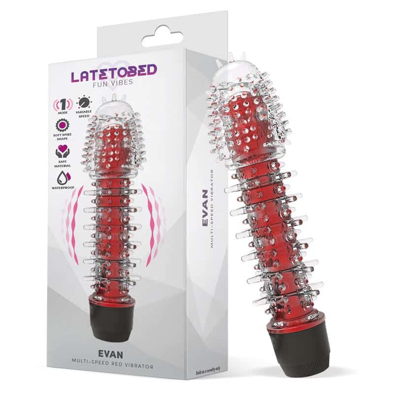 Latetobed – Evan Vibrador Multi Velocidad Rojo