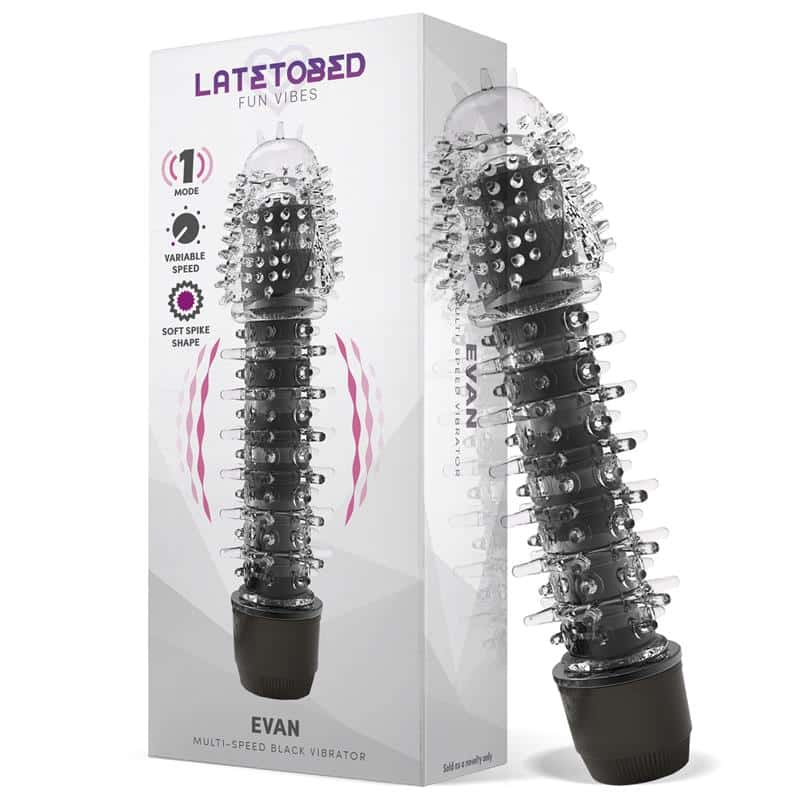 Latetobed – Evan Vibrador Multi Velocidad Negro