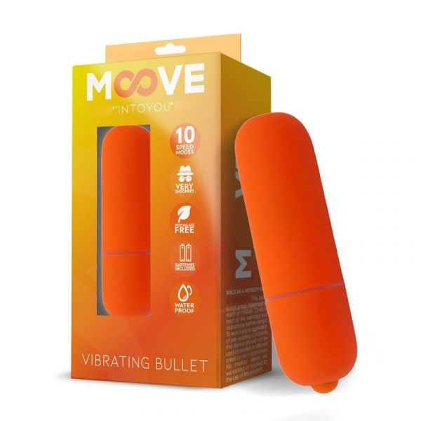 Moove Bala Vibradora 10 Velocidades Naranja MO-926
