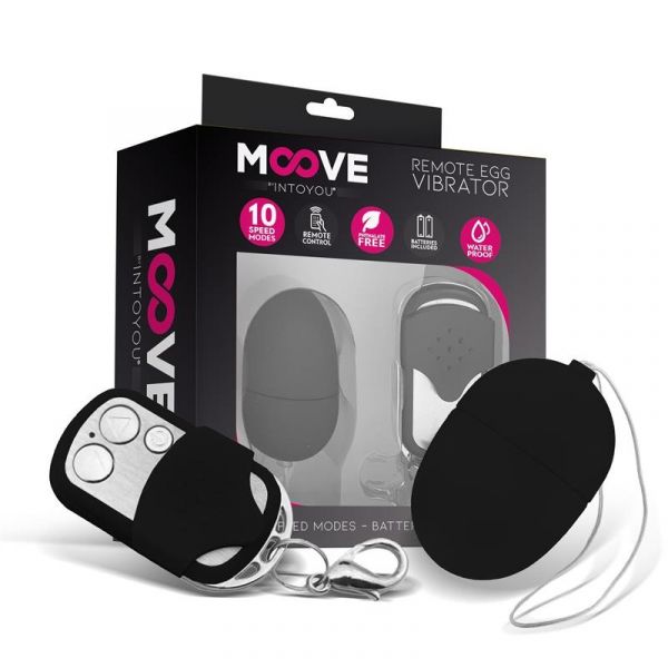 Moove Huevo Vibrador com Control Remoto Mini Negro MO-932