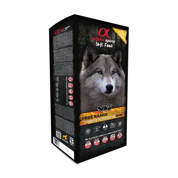 Ração Húmida Alpha Spirit Semi-húmedo Aves Criação 3Kg