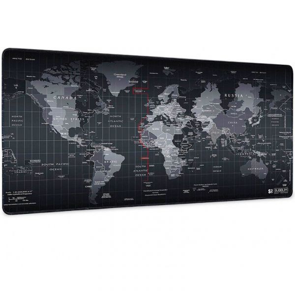 Subblim Tapete Gaming World XL Black