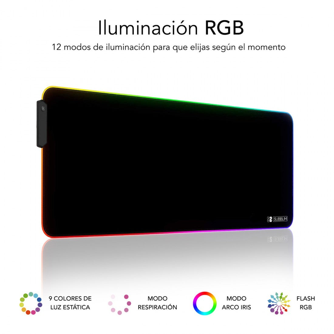 ALFOMBRILLA GAMING SUBBLIM PREMIUM LED RGB