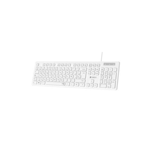 Teclado Subblim Business Slim Silencioso USB Branco (Teclado Espanhol)