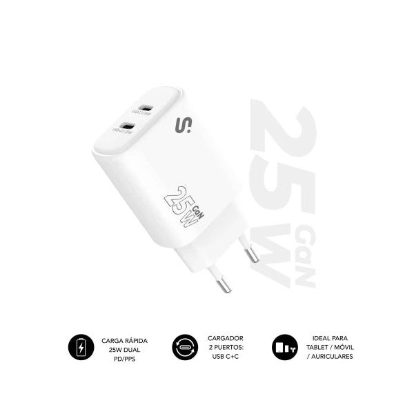 Subblim SUBCHG-6G2520 Carregador 25W Preto