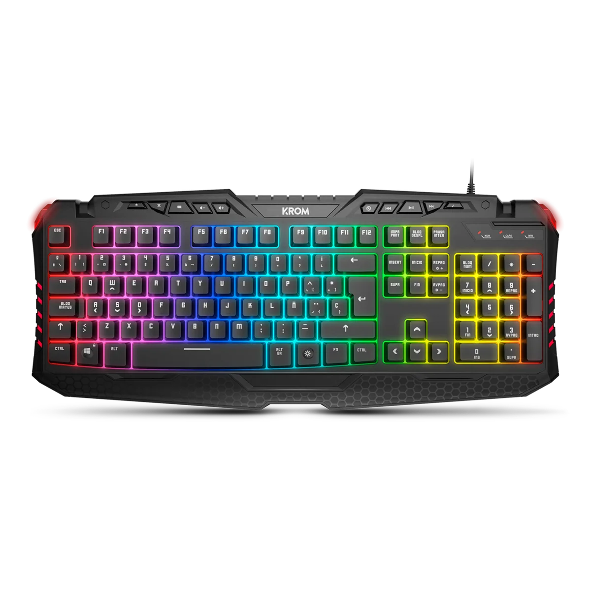 Krom Kritic RGB Rainbow Gaming Kit PT