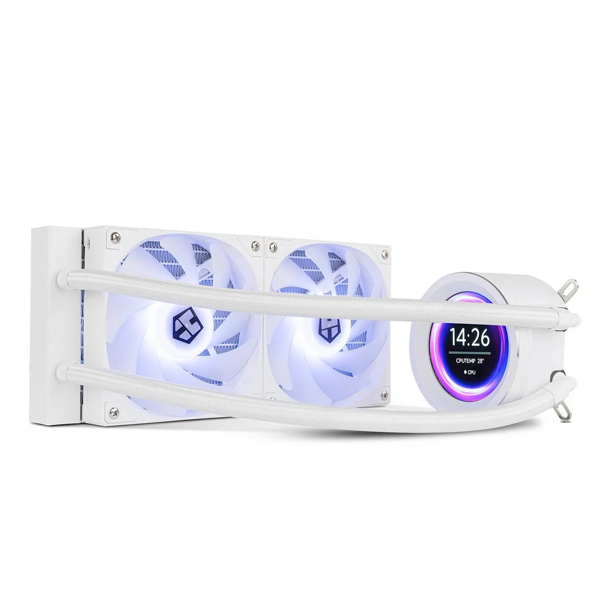 Water Cooler CPU Nox Hummer X-240 LCD RGB Branco