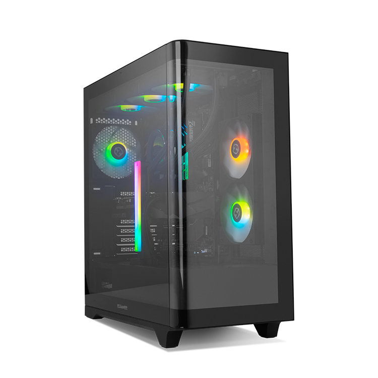 Nox Hummer ETHER - Mid Tower Rounded Glass ARGB ATX Case - Preto