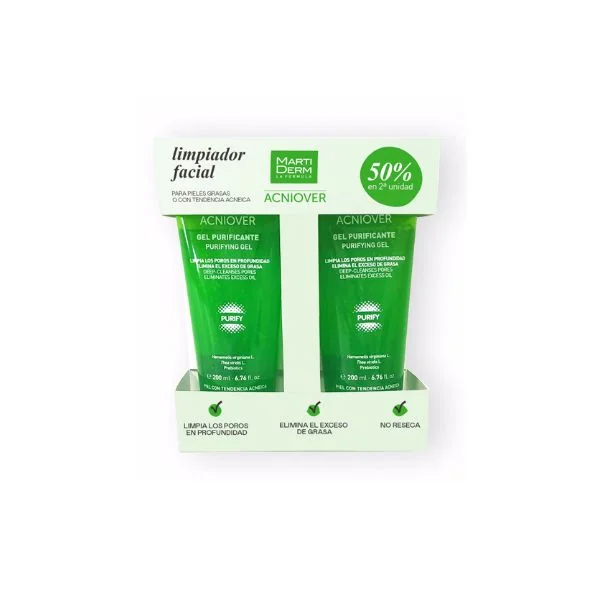 Martiderm Acniover Gel Purificante 2x200ml