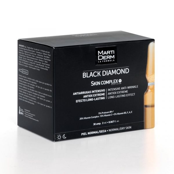 Martiderm Black Diamond Skin Complex Cuidado Anti-Idade 30 Ampolas