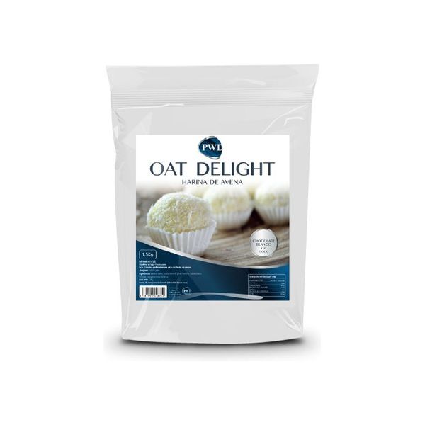 Pwd Oat Delight Farinha de Aveia Sabor a Chocolate Branco e Coco 1,5 Kg (chocolate - Coco)