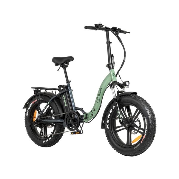 Youin Bicicleta Elétrica Porto II FAT 20" 250W Verde - BK1611