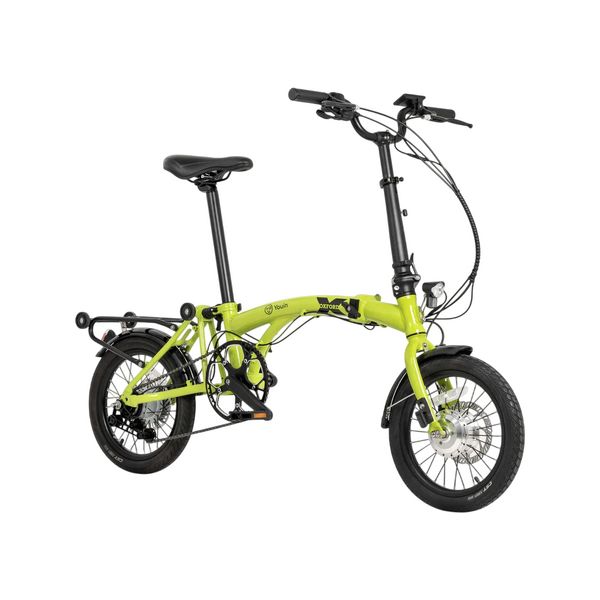 Youin Bicicleta Elétrica Oxford Dobrável 16" 250W Verde - BK0600Y