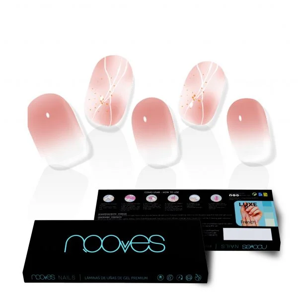 Nooves Folhas de Unhas de Gel Semi Curadas|Michelle|Art Design 01C01NG200174