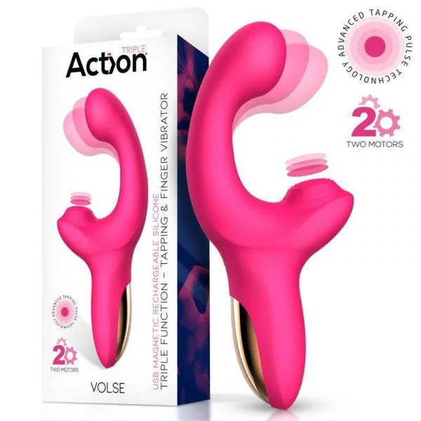 Action Volse Vibrador Triple Função