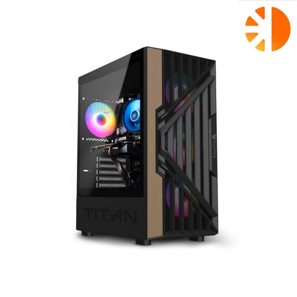 Desktop Torre Gaming ClickMed Amd Ryzen 5 5500 | 16GB | 1TB SSD | RTX 5060 | Windows 11 Pro