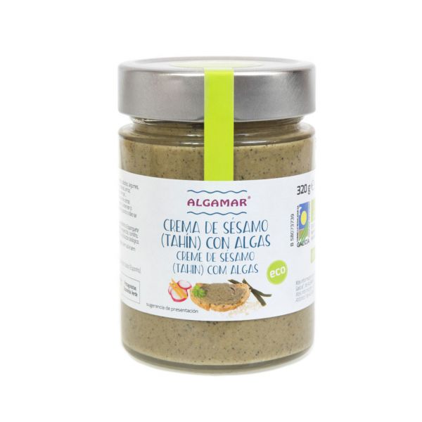 Algamar Creme de Gergelim Tahin com Algas Orgânicas 320g