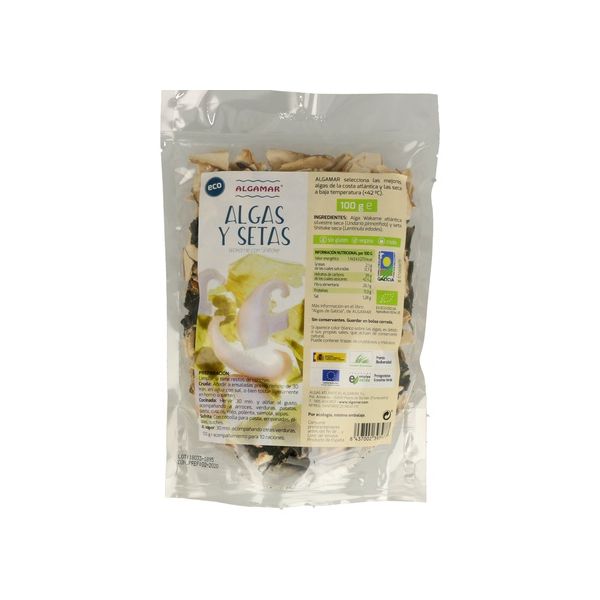 Algamar Algas e Cogumelos (wakameshiitake) Bio 100g