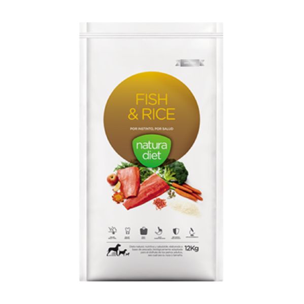 Natura Diet Fish & Rice 12Kg