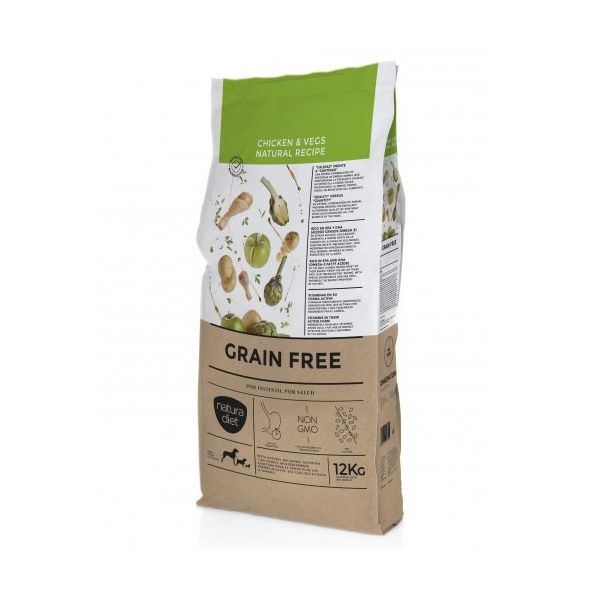 Natura Diet Grain Free Chicken & Vegetables 3Kg