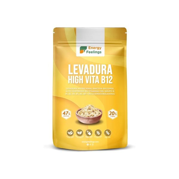 Energy Feelings Levedura Nutricional em Flocos com Vitamina B12 250g